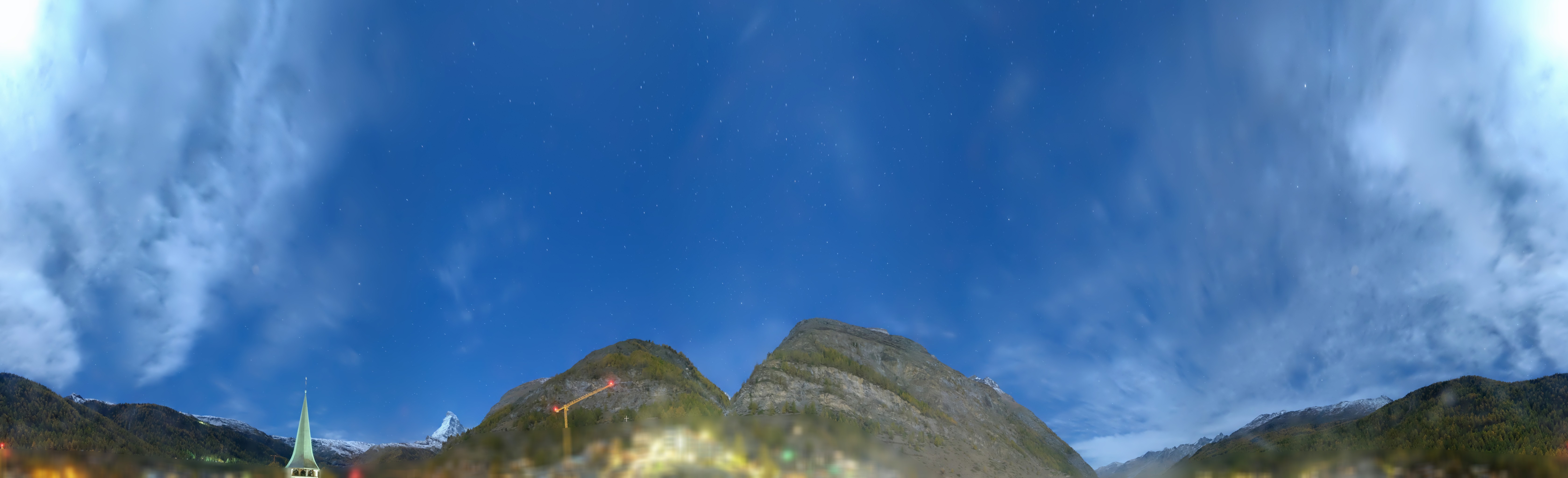 Archived image Webcam Panorama Hotel Zermatterhof