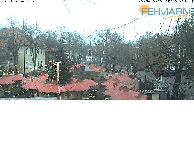 Archiv Foto Webcam Fehmarn: Marktplatz in Burg