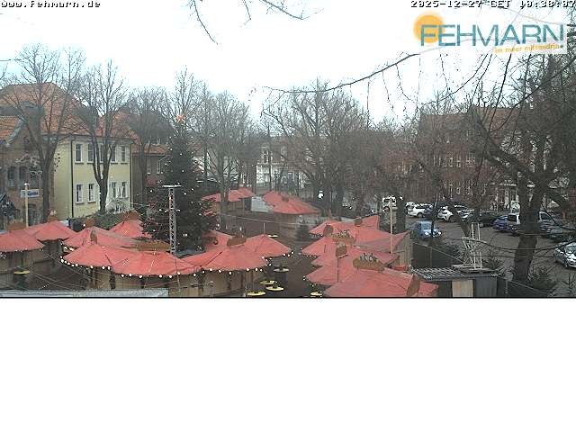 Archiv Foto Webcam Fehmarn: Marktplatz in Burg