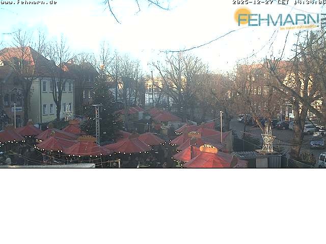 Archiv Foto Webcam Fehmarn: Marktplatz in Burg