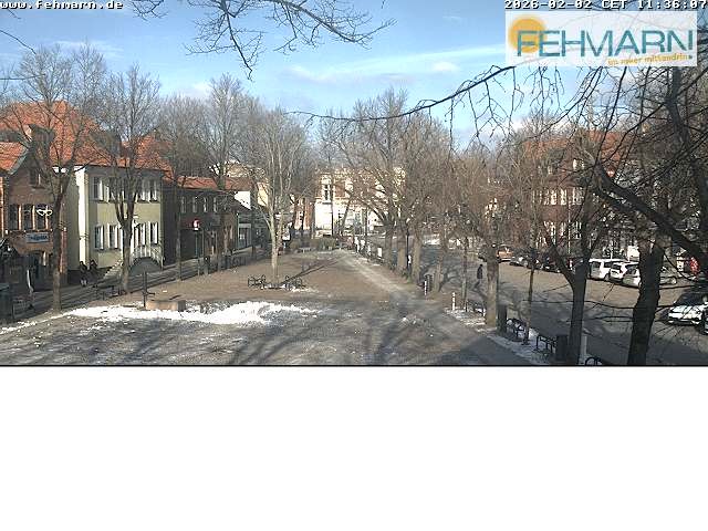 Archiv Foto Webcam Fehmarn: Marktplatz in Burg