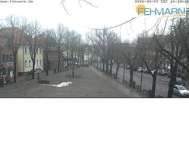 Archiv Foto Webcam Fehmarn: Marktplatz in Burg