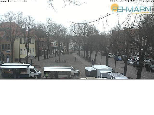 Archiv Foto Webcam Fehmarn: Marktplatz in Burg