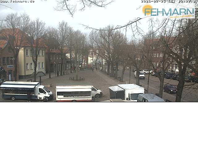 Archiv Foto Webcam Fehmarn: Marktplatz in Burg