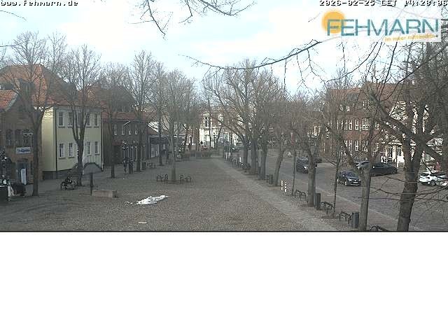 Archiv Foto Webcam Fehmarn: Marktplatz in Burg