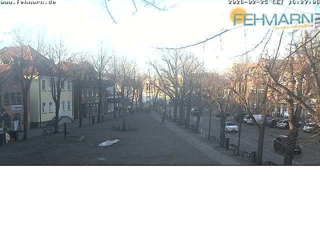 Archiv Foto Webcam Fehmarn: Marktplatz in Burg