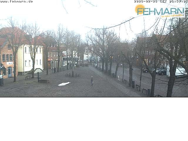 Archiv Foto Webcam Fehmarn: Marktplatz in Burg