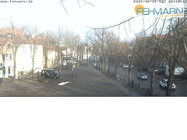 Archiv Foto Webcam Fehmarn: Marktplatz in Burg