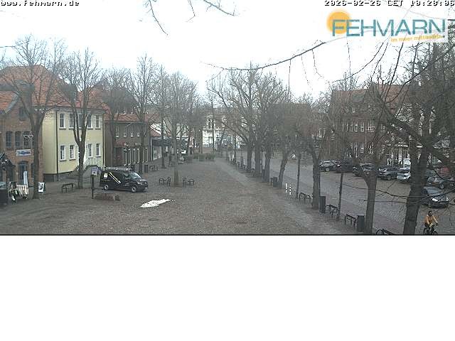 Archiv Foto Webcam Fehmarn: Marktplatz in Burg