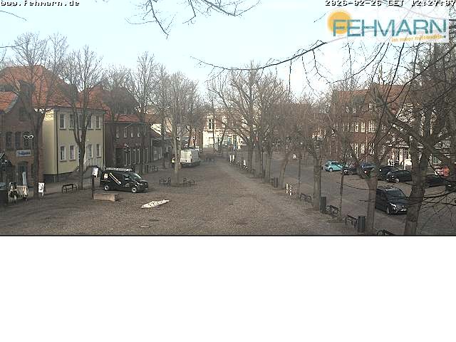 Archiv Foto Webcam Fehmarn: Marktplatz in Burg