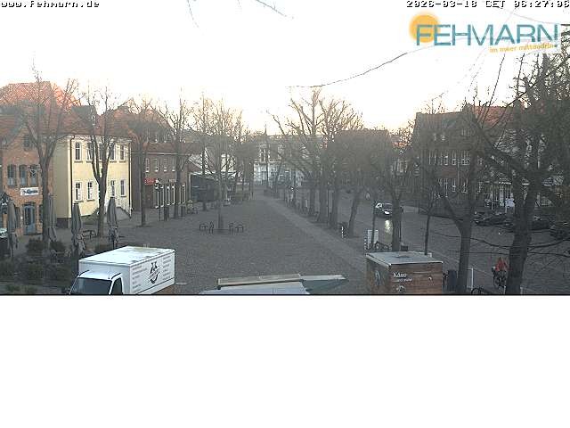 Archiv Foto Webcam Fehmarn: Marktplatz in Burg