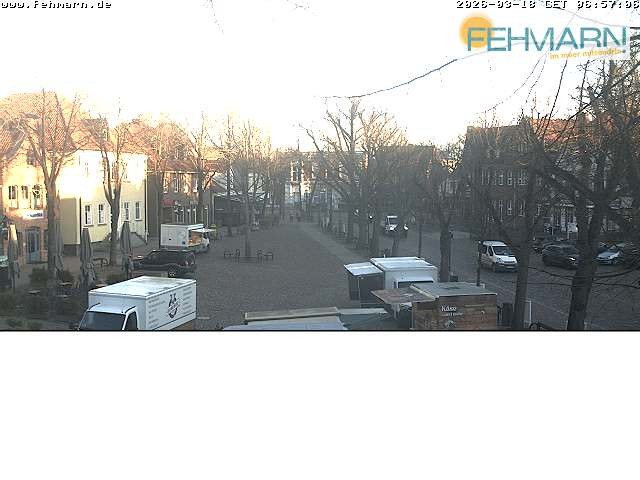 Archiv Foto Webcam Fehmarn: Marktplatz in Burg