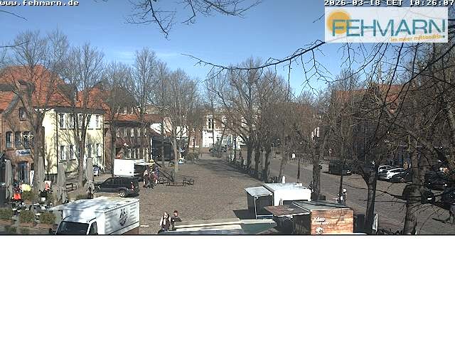 Archiv Foto Webcam Fehmarn: Marktplatz in Burg