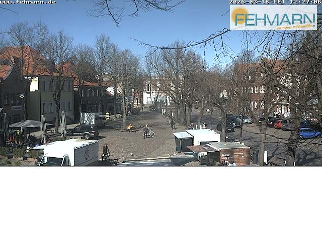 Archiv Foto Webcam Fehmarn: Marktplatz in Burg