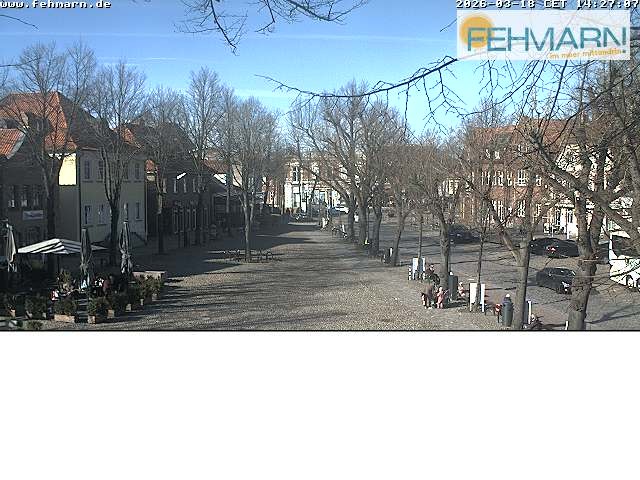 Archiv Foto Webcam Fehmarn: Marktplatz in Burg