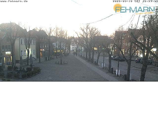 Archiv Foto Webcam Fehmarn: Marktplatz in Burg