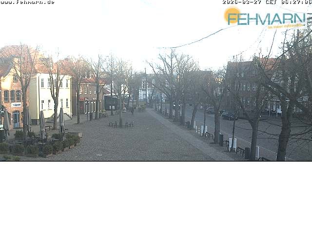Archiv Foto Webcam Fehmarn: Marktplatz in Burg