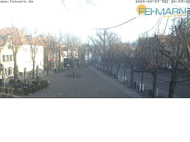 Archiv Foto Webcam Fehmarn: Marktplatz in Burg