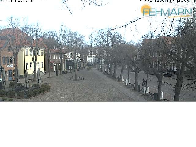 Archiv Foto Webcam Fehmarn: Marktplatz in Burg