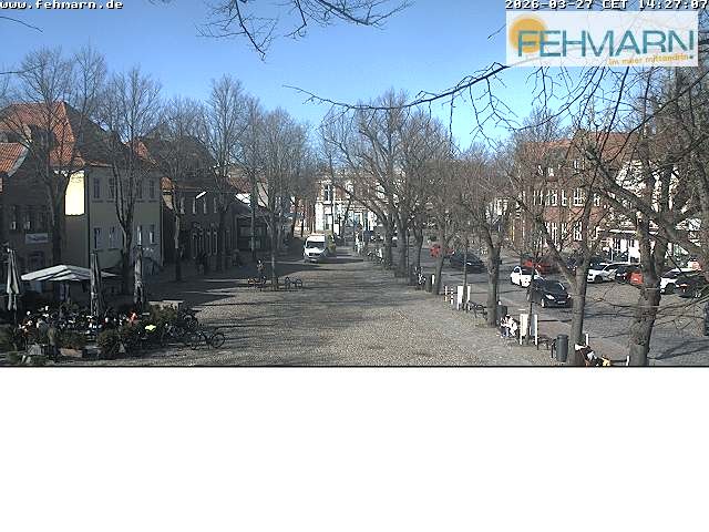 Archiv Foto Webcam Fehmarn: Marktplatz in Burg