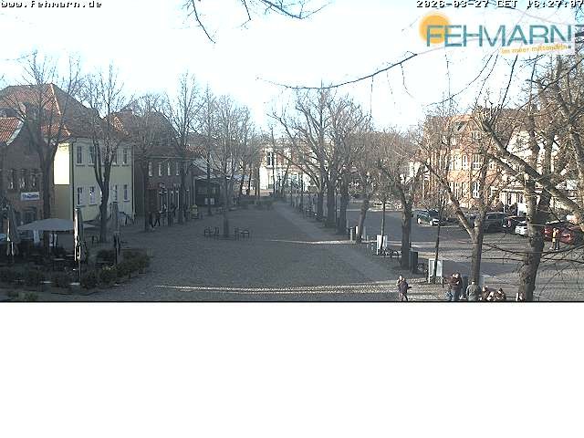Archiv Foto Webcam Fehmarn: Marktplatz in Burg