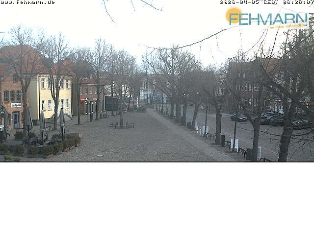 Archiv Foto Webcam Fehmarn: Marktplatz in Burg