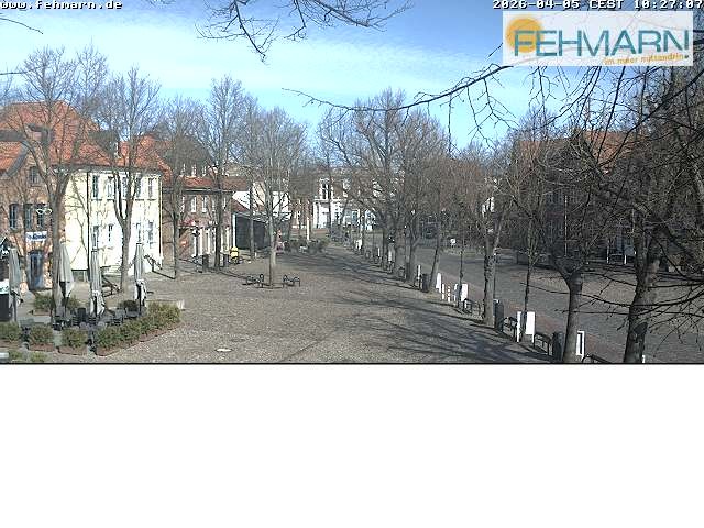 Archiv Foto Webcam Fehmarn: Marktplatz in Burg
