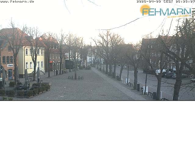 Archiv Foto Webcam Fehmarn: Marktplatz in Burg
