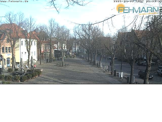 Archiv Foto Webcam Fehmarn: Marktplatz in Burg