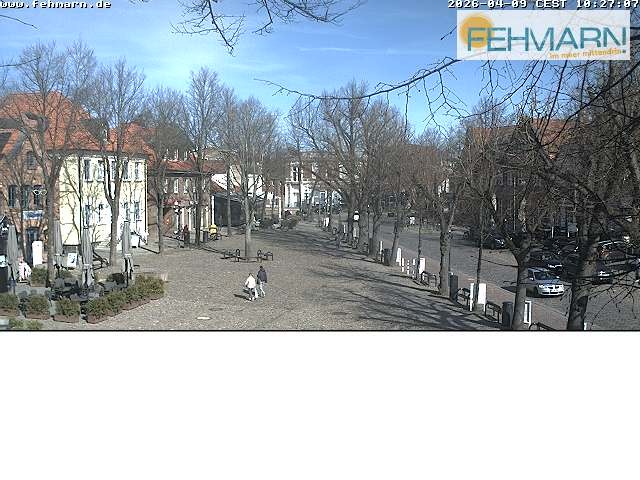 Archiv Foto Webcam Fehmarn: Marktplatz in Burg