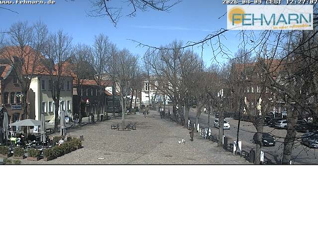 Archiv Foto Webcam Fehmarn: Marktplatz in Burg