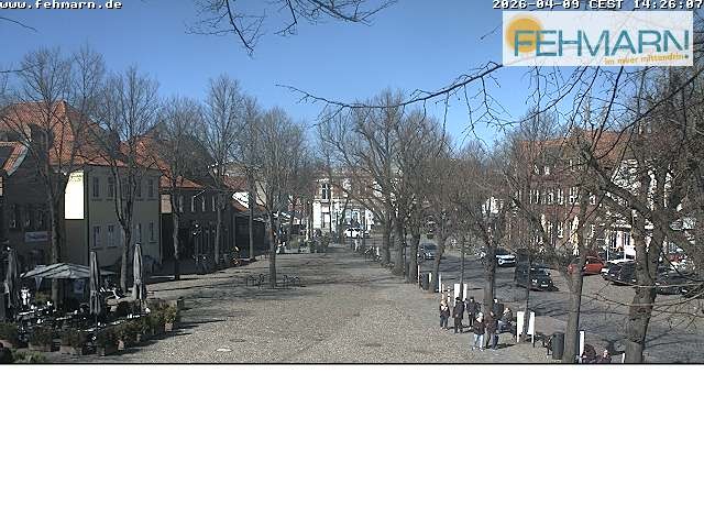Archiv Foto Webcam Fehmarn: Marktplatz in Burg