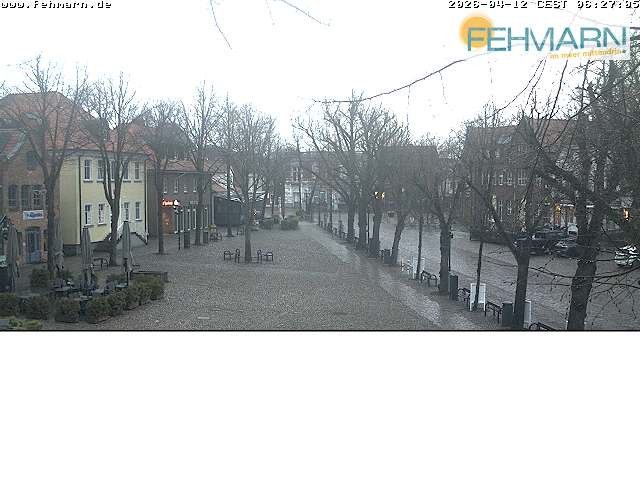 Archived image Webcam Fehmarn: View Market Place in Burg
