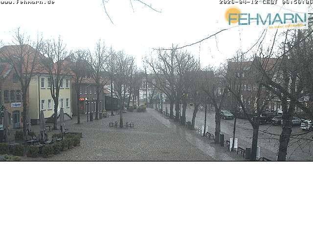 Archived image Webcam Fehmarn: View Market Place in Burg
