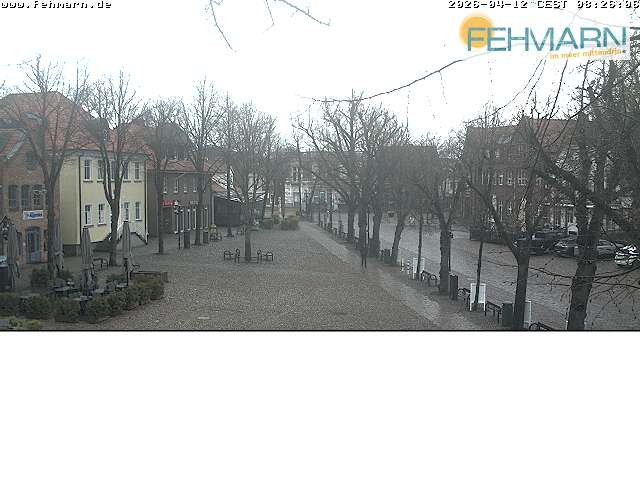 Archived image Webcam Fehmarn: View Market Place in Burg