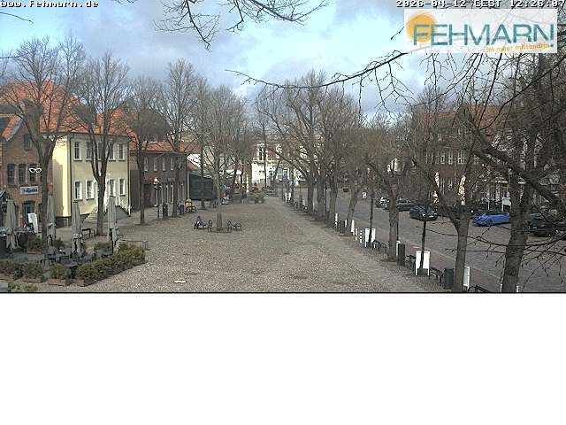 Archived image Webcam Fehmarn: View Market Place in Burg