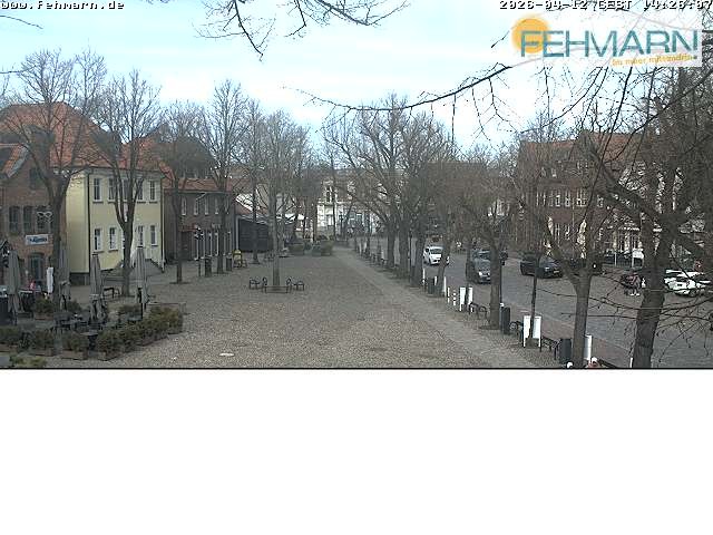 Archived image Webcam Fehmarn: View Market Place in Burg