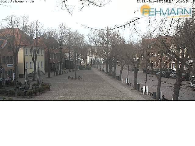 Archived image Webcam Fehmarn: View Market Place in Burg