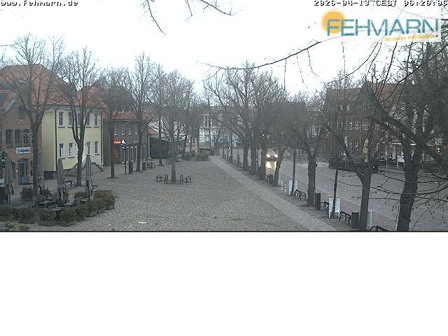 Archiv Foto Webcam Fehmarn: Marktplatz in Burg