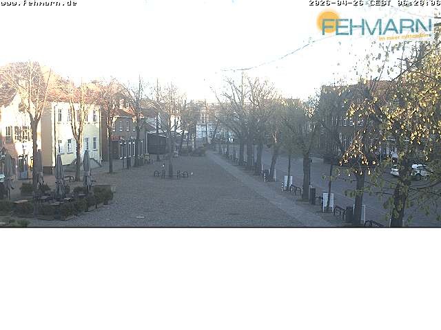 Archiv Foto Webcam Fehmarn: Marktplatz in Burg