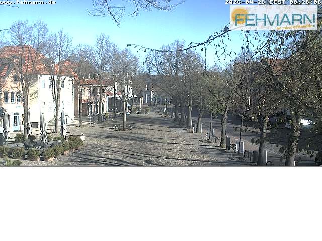 Archiv Foto Webcam Fehmarn: Marktplatz in Burg