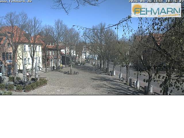 Archiv Foto Webcam Fehmarn: Marktplatz in Burg