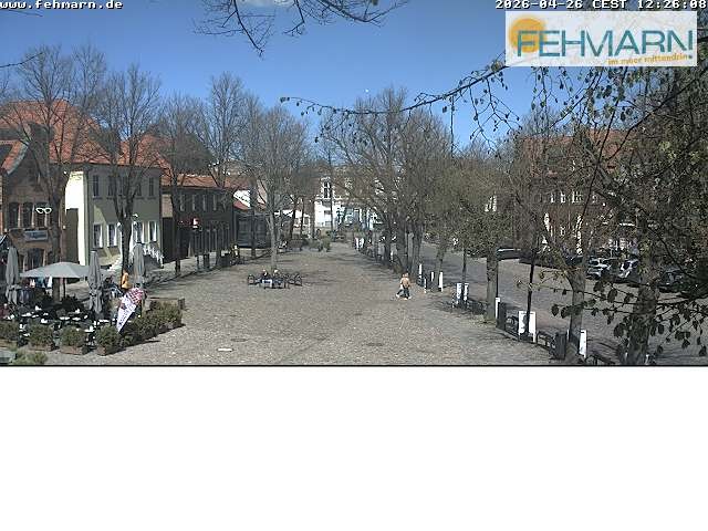 Archiv Foto Webcam Fehmarn: Marktplatz in Burg