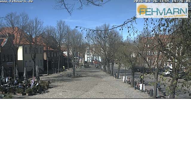 Archiv Foto Webcam Fehmarn: Marktplatz in Burg