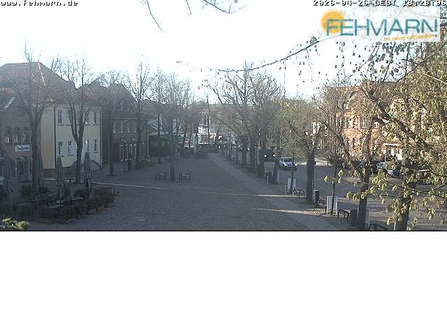 Archiv Foto Webcam Fehmarn: Marktplatz in Burg