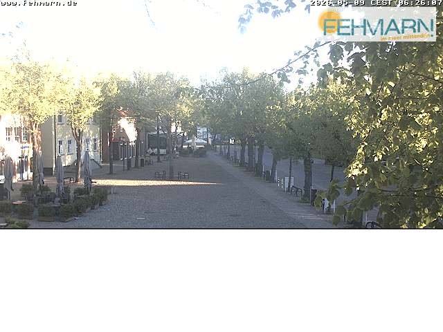Archiv Foto Webcam Fehmarn: Marktplatz in Burg