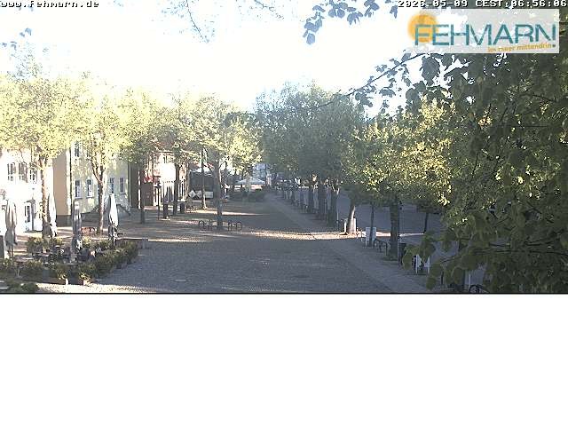 Archiv Foto Webcam Fehmarn: Marktplatz in Burg