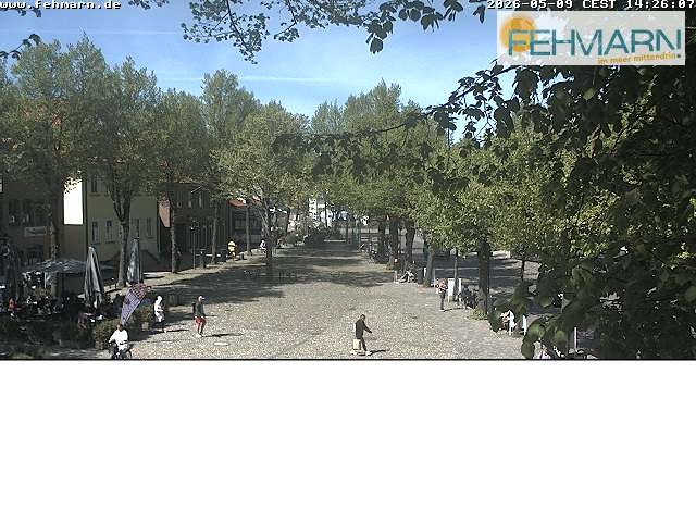 Archiv Foto Webcam Fehmarn: Marktplatz in Burg