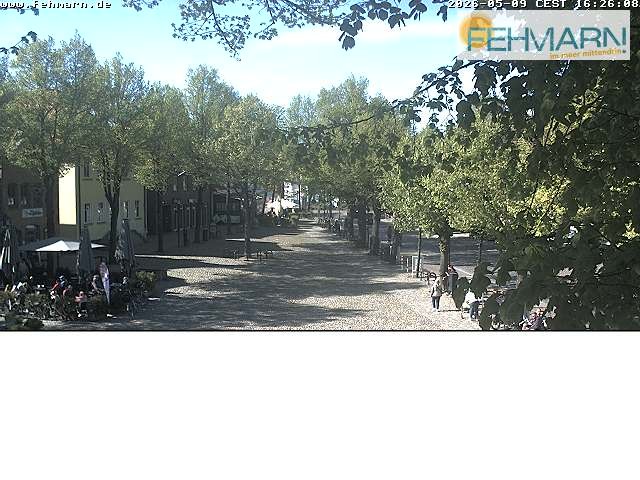 Archiv Foto Webcam Fehmarn: Marktplatz in Burg