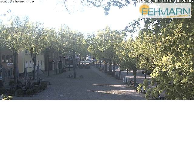 Archiv Foto Webcam Fehmarn: Marktplatz in Burg